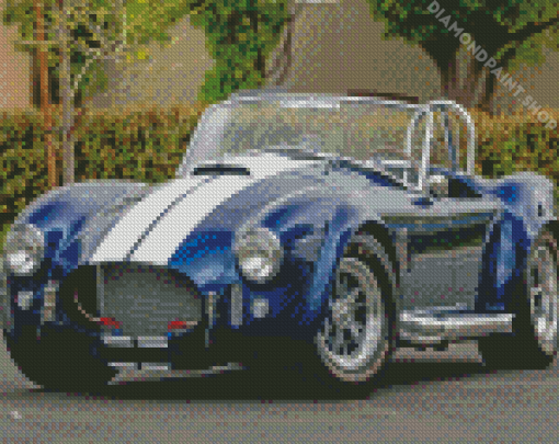 Blue Ford Shelby Cobra Diamond Paintings