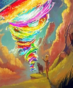 Colorful Tornado Diamond Paintings