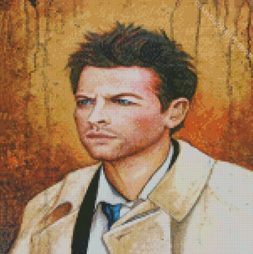 Cool Castiel Diamond Paintings