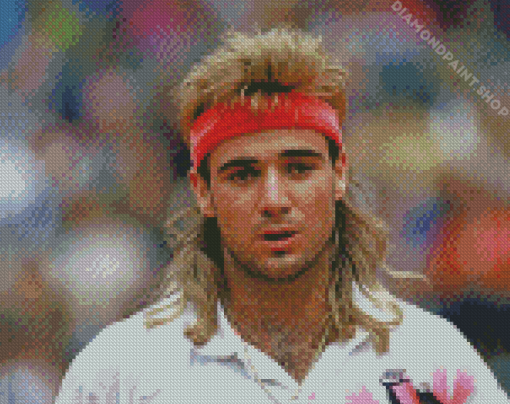 Andre Agassi Diamond Paintings