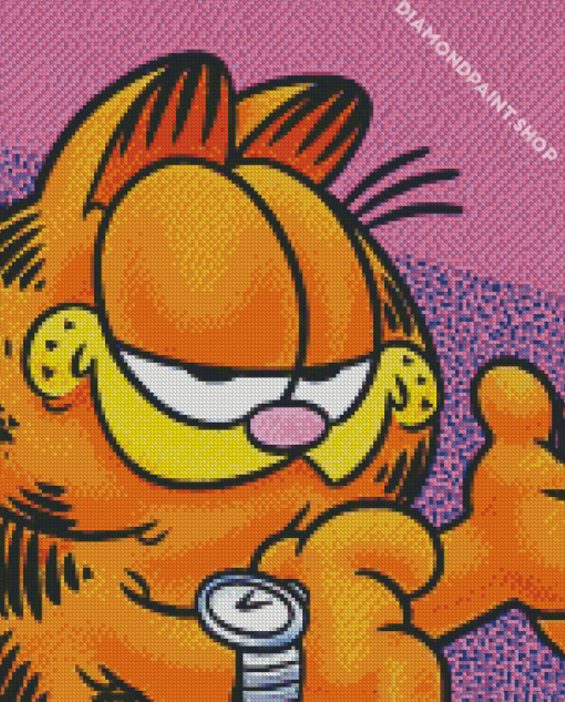 Funny Garfield Kitty Diamond Paintings