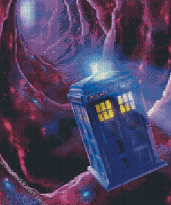 Doctor Who Tardis Illustration Diamond Paintings