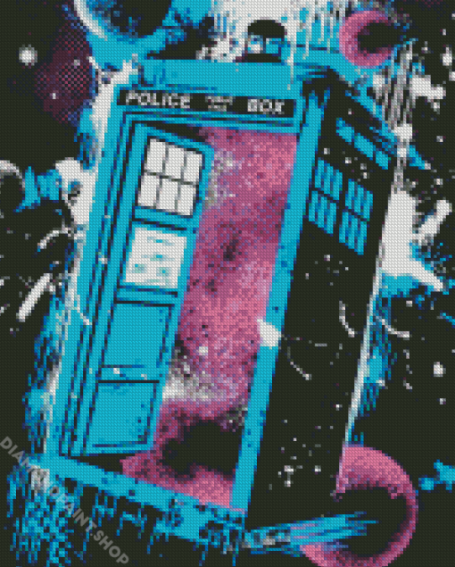 Doctor Who Tardis Art Diamond Paintings