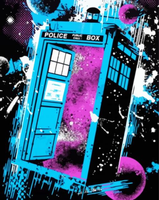 Doctor Who Tardis Art Diamond Paintings