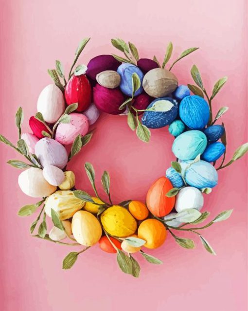 Easter Wreaths Diamond Paintings