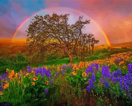 Flowering Landscape Diamond Paintings