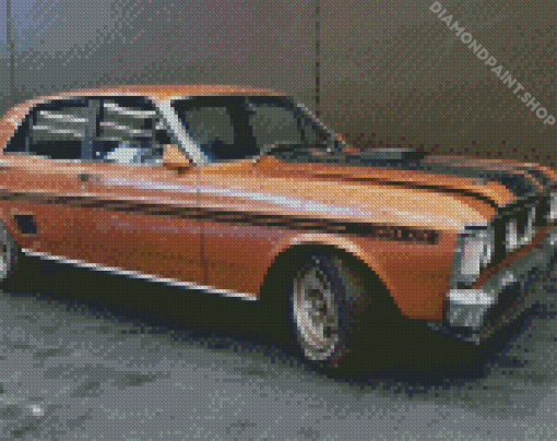 Ford Falcon Classic Car Diamond Paintings