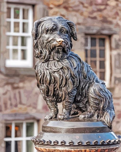 Greyfriars Bobby Landmark Diamond Paintings