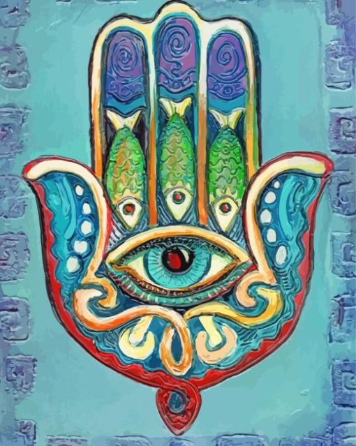 Hamsa Hand Diamond Paintings