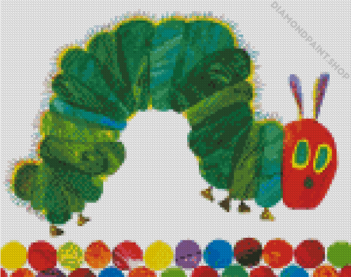 Very Hangry Caterpillar Diamond Paintings