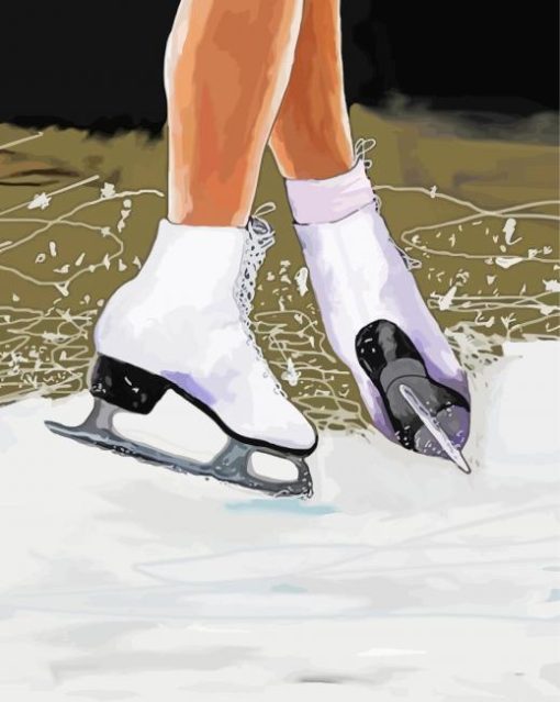 Ice Skating Legs Diamond Paintings