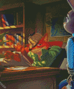 Juddy Hopps And Nick Wilde Diamond Paintings