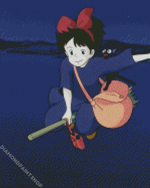 Kiki Delivery Service Anime Diamond Paintings