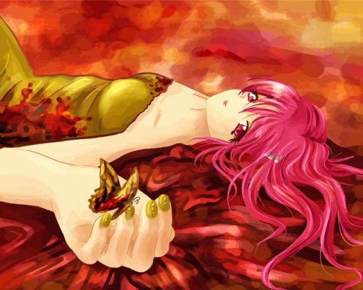 Lucy Elfen Lied Art Diamond Paintings