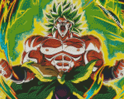 Mad Broly Diamond By Paintings