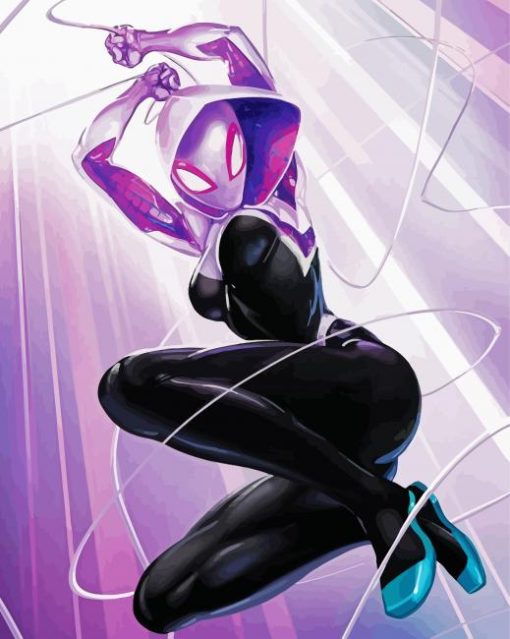 Spider Gwen Cartoon Diamond Paintings