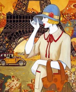 Parisian Deco Lady Diamond Paintings