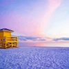 Pink Sky In Sarasota Diamond Paintings