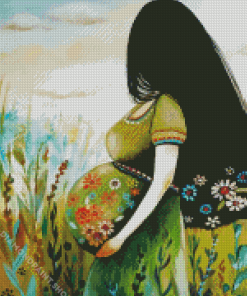 Pregnant Woman Diamond Paintings