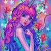 Purple Unicorn Girls Art Diamond Paintings