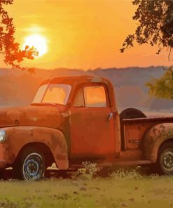 Rusty Chevy 1950 Diamond Paintings