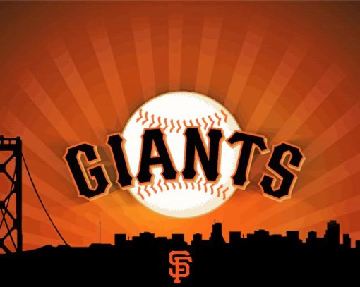 Sf Giants Illustration Diamond Paintings