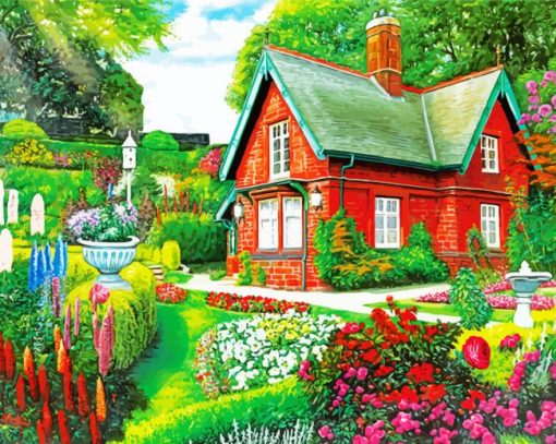 Summer Cottage Diamond Paintings