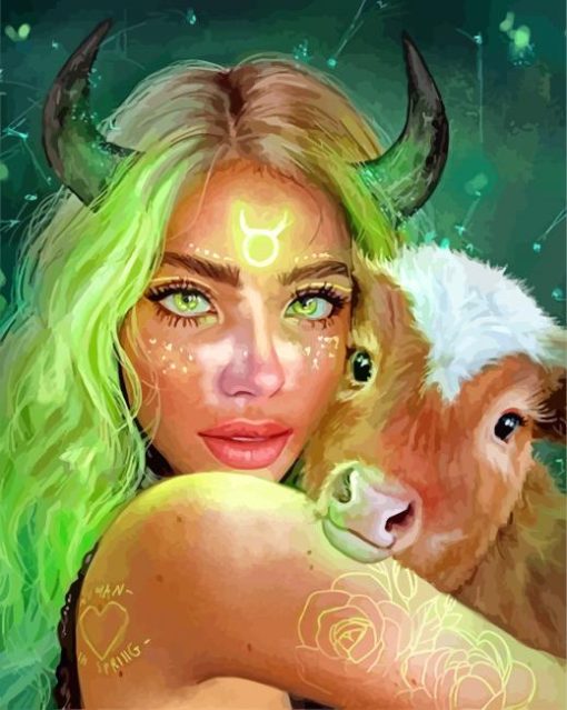 Taurus Lady Diamond Paintings