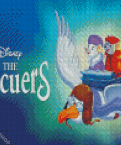 The Rescuers Movie Poster Diamond Paintings