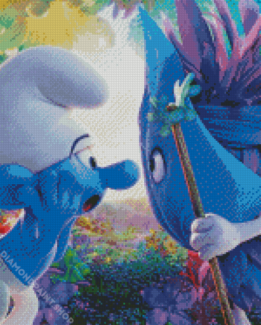 The Smurfs Animation Diamond By Paintings