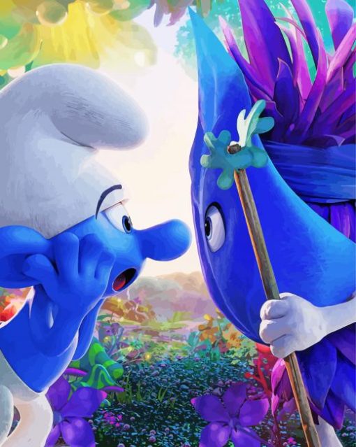 The Smurfs Animation Diamond By Paintings