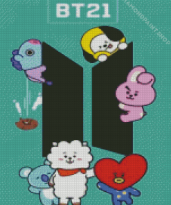 Aesthetic Bt21 Diamond Paintings