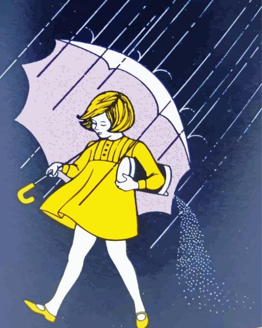 Morton Salt Girl Diamond Paintings