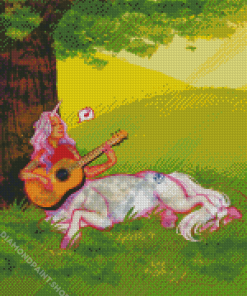 Unicorn Girls Art Diamond Paintings