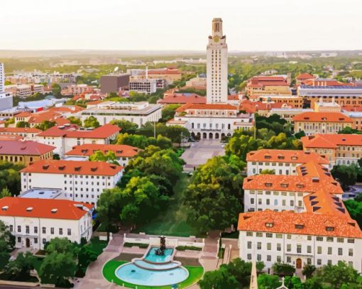 University Of Texas Diamond Paintings