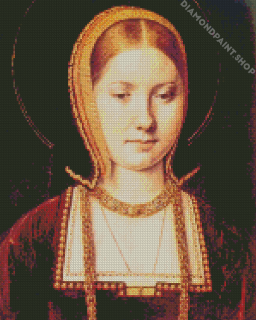 Vintage Catherine Of Aragon Diamond Paintings