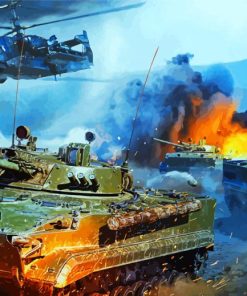 War Thunder Tanks Diamond Paintings