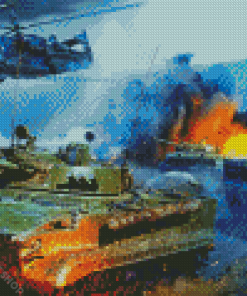 War Thunder Tanks Diamond Paintings