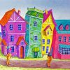 Whimsical House Diamond Paintings