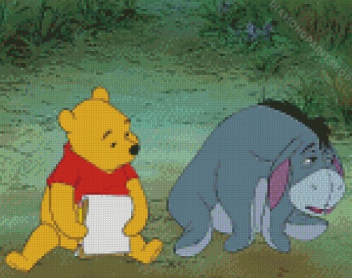 Winnie The Pooh Characters Diamond Paintings