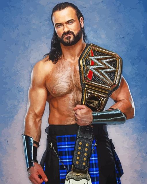 WWE Champion Diamond Paintings