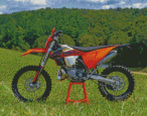 Ktm 250 Bike Diamond Paintings