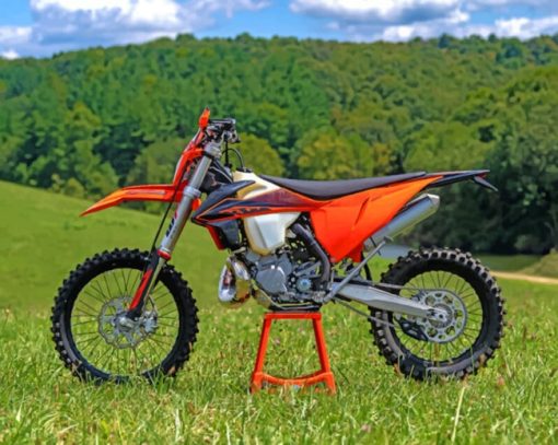 Ktm 250 Bike Diamond Paintings