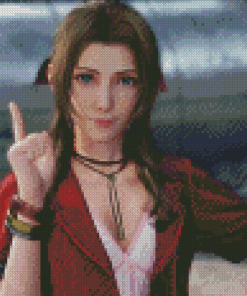 Aerith Gainsborough Game Diamond Paintings