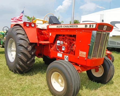 Allis Chalmers Truck Diamond Paintings