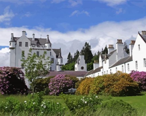 Balmoral Castle Aberdeenac Diamond Paintings