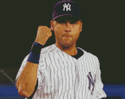 Derek Jeter Player Diamond Paintings