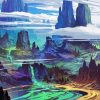 Beautiful Fantasy Landscape Diamond Paintings