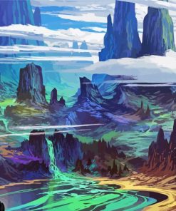 Beautiful Fantasy Landscape Diamond Paintings