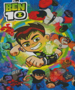 Ben 10 Animation Diamond Paintings